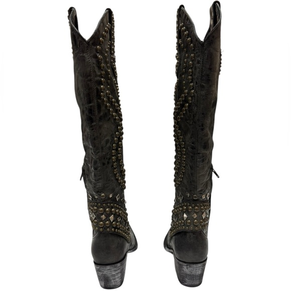 Like New Old Gringo Belinda 18” Boots in Black Size 5 - Picture 7 of 14